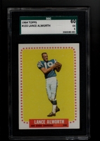 1964 Topps #155 Lance Alworth SGC 60 EX 5  SAN DIEGO CHARGERS